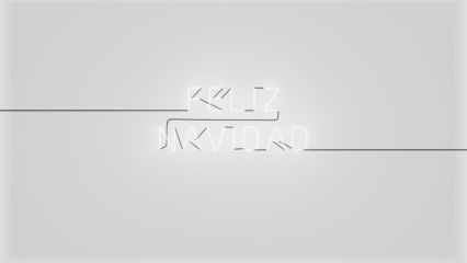 Feliz Navidad neón blanco alfa.