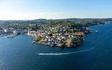 Grimstad City in South Norway