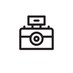 photo camera vector icon sign symbol