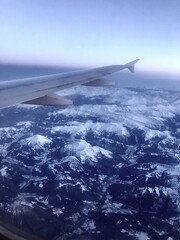 view from the plane