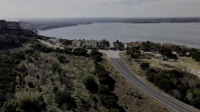 Lake Travis aerial footage
