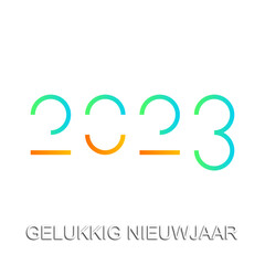 2023 - gelukkig nieuwjaar 2023