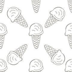 Coloring seamless pattern. Print for cloth design, textile, fabric, wallpaper