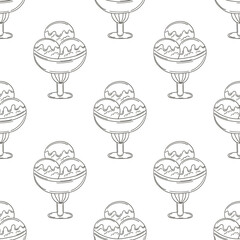 Coloring seamless pattern. Print for cloth design, textile, fabric, wallpaper