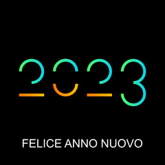 felice anno nuovo - buon anno 2023	