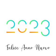 felice anno nuovo - buon anno 2023	
