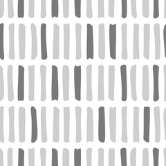 Seamless pattern with grey shabby strokes or lines on white background. Abstract modern background. Vector illustration. geometry pattern for print. black and white