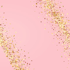 Yellow Shine Art Vector Pink Background. Holiday