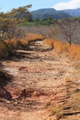 no road in the mountains