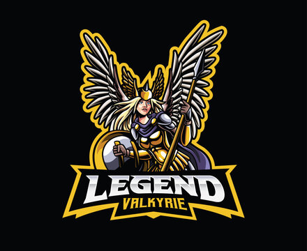 Valkyrie Mascot Logo Design