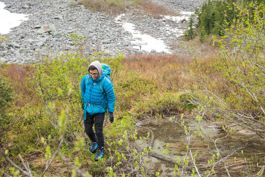 Mountaineering trip to the Clarke Group, Harrison, British Columbia.