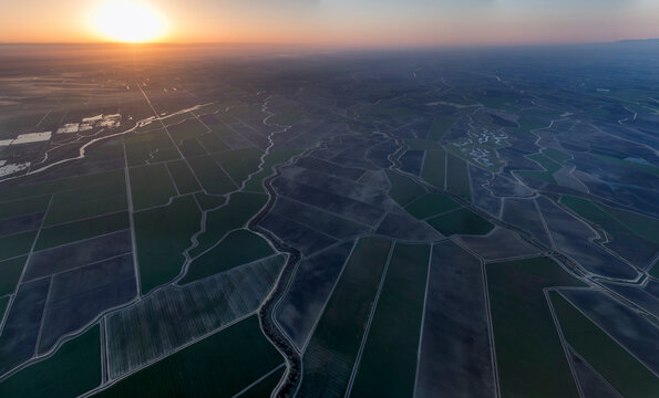 San Joaquin river, near Los Banos, California