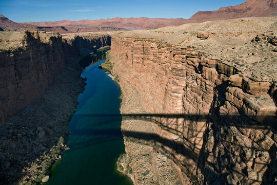 Marble Canyon where US Highway 89A crosses near Lees Ferry, Arizona