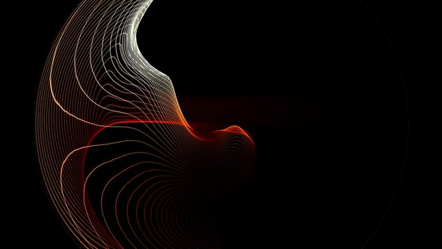 Neon Waves landscape rendering, 3D modulation. Wave of particles. Futuristic colour background. Creative graphic texture for business animation. Render, modern design elements.