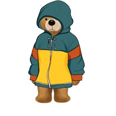 Obraz premium child in winter clothes