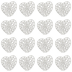 Coloring seamless pattern. Print for cloth design, textile, fabric, wallpaper