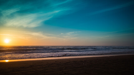 Sunset Mendocino County Northern California