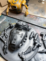 making a robot with a resin 3d printer