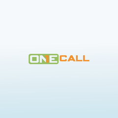 ONE CALL logo design idea