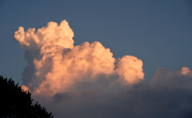 clouds at sunset