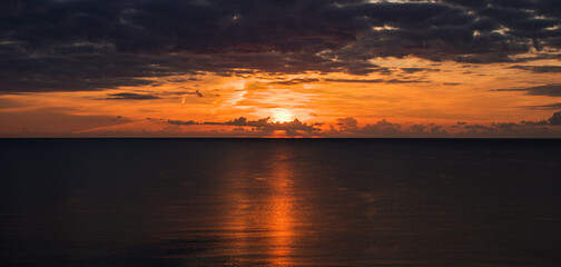 Golden Seaside Sunset