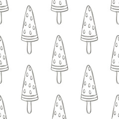 Coloring seamless pattern. Print for cloth design, textile, fabric, wallpaper