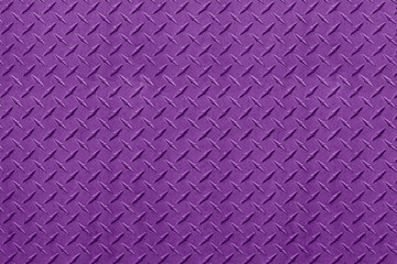 Abstract Purple Metal Diamond Plate Background