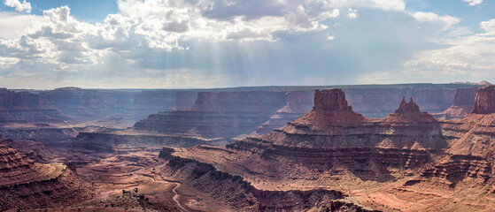 Dead Horse Point State Park - Utah - Colorado River - Shafer Canyon and Marlboro Point