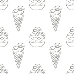 Coloring seamless pattern. Print for cloth design, textile, fabric, wallpaper