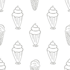 Coloring seamless pattern. Print for cloth design, textile, fabric, wallpaper