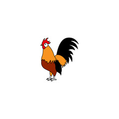 rooster vector design