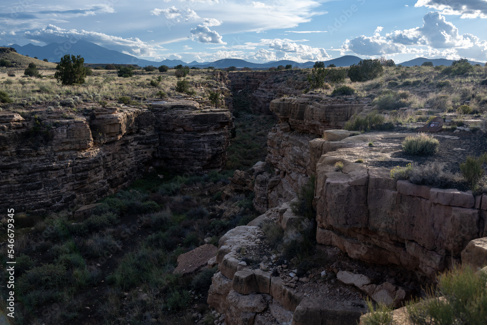 Wall mural a canyon at wupatki national monument