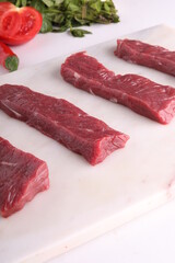 raw beef steak