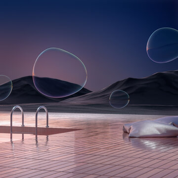 Fototapeta Bubbles and Chill