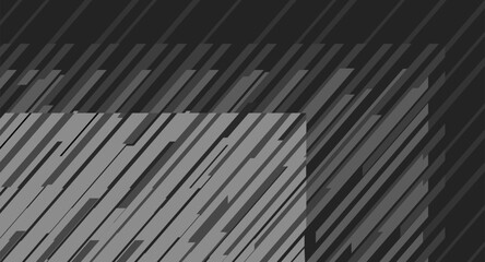 Monochrome abstract geometric background with diagonal stripes