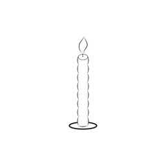 Candle Vectors Illustrations icon background