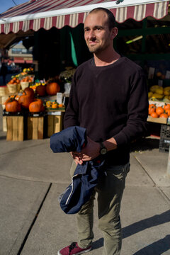Warm happy day portrait getting ready for halloween