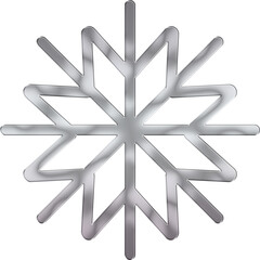 Christmas Snowflake icon for Xmas Poster Design | Greeting Cards | Print and More