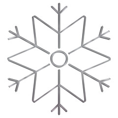 Christmas Snowflake icon for Xmas Poster Design | Greeting Cards | Print and More