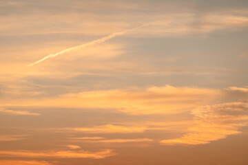 colorful sunset clouds over sky