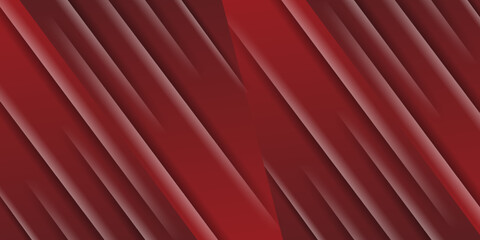 Abstract red modern decorative banner background