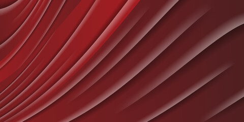 Abstract red modern decorative banner background