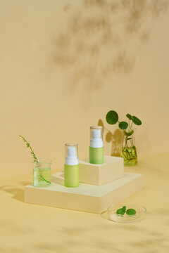 Ingredients for the production of natural cosmetics.