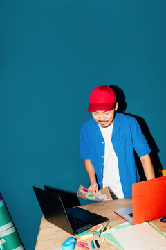 Man Working in Office