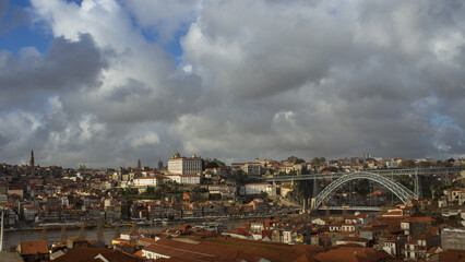 Oporto view to Douro river