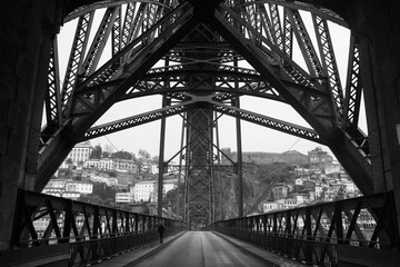 Oporto view to Douro river