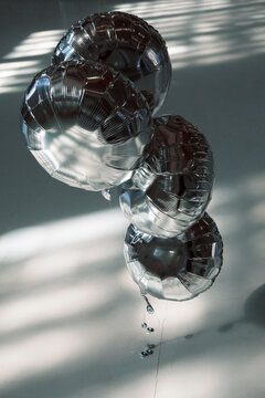 Silver balloons