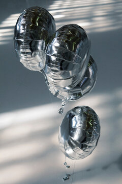 Silver balloons