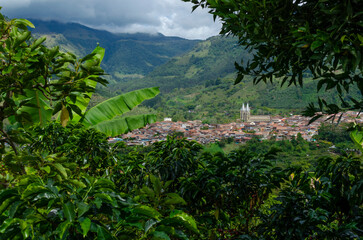 Fototapeta na wymiar Jardín, Antioquia, Colombia, Sur America