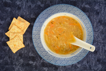 Homemade vegetable soup